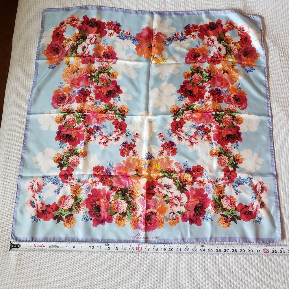 Blumarine silk scarf